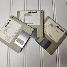 Microsoft Windows NT 4.0 Workstation 1-2 CPU Edition 3.5" Setup Disks 1-3