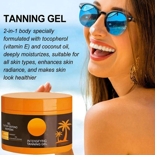 Intensive Dark Tanning Gel Cream for Sunbeds & Outdoor Sun Tanning Best