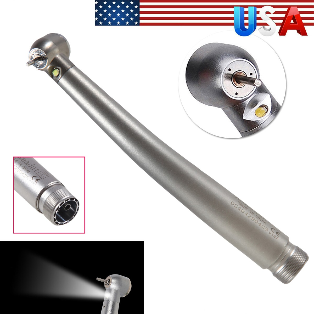 Dental Fiber Optic LED Turbine Licht für KaV Sirona Kupplung Multiflex 6HOLE ei