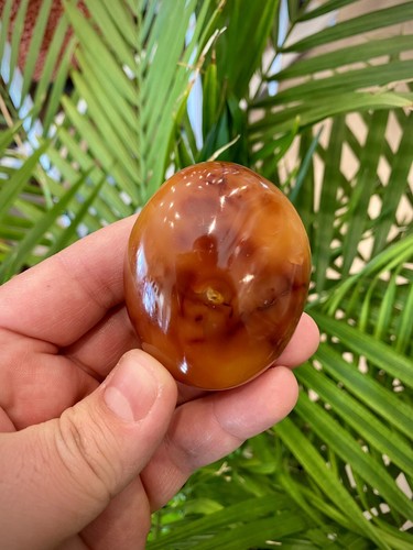 Carnelian Crystal Stone Healing Crystals Yoga Reiki Meditation Rock 3x2" ZENDA - Picture 9 of 12
