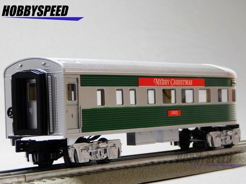 LIONEL CHRISTMAS STREAMLINED OBSERVATION CAR "12025" O GAUGE train 2427900 NEW - Picture 2 of 10