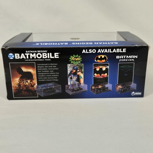 DC Batman Begins Batmobile 1:43 Scale Model Eaglemoss Hero Collector Unopened - Picture 7 of 10
