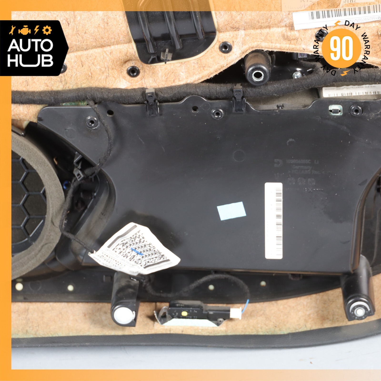14-17 Maserati Quattroporte GTS M156 Rear Left Interior Door Panel Black OEM