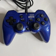Hori Horipad 3 Turbo Plus Sony PlayStation PS3 Controller Rapid Fire Blue