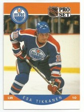 ESA TIKKANEN 1990-91 PRO SET CARD MINT CONDITION