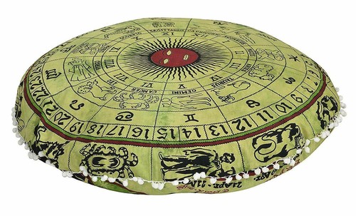 5color Set Bohemian Meditation Mandala Ottoman Cover Cushion Pillows Floor Large - Picture 5 of 9