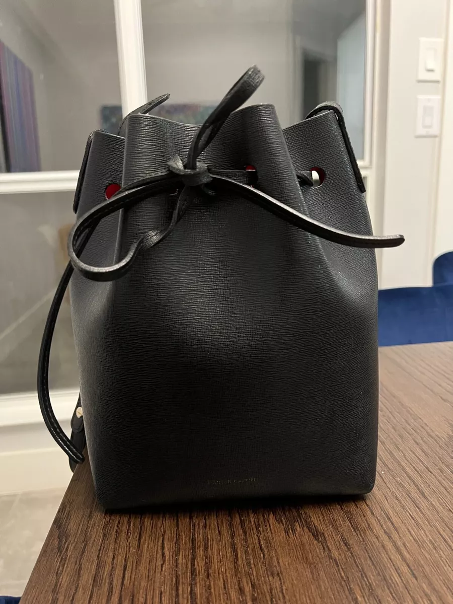 Mansur Gavriel Black Mini Mini Bucket Bag