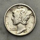 1931-P Mercury Dime - XF - Extremely Fine - 90% Silver