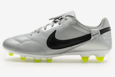 Nike Men The Premier III FG Cleats Soccer Silver Casual Boot Spike HM0265-004