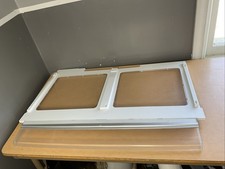 Original OEM Kenmore Elite Despensa Deli Crisper Vegetales Cajón Sartén Cubierta