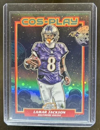 2025 Topps Cosmic Chrome Lamar Jackson Base (RAW)