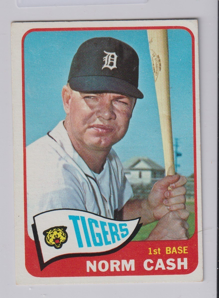 1965 Topps Baseball #153 Norm Cash EX/EXMINT