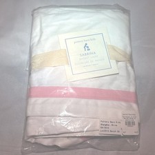 Pottery Barn Kids Sabrina Basket Liner Large Pink and White