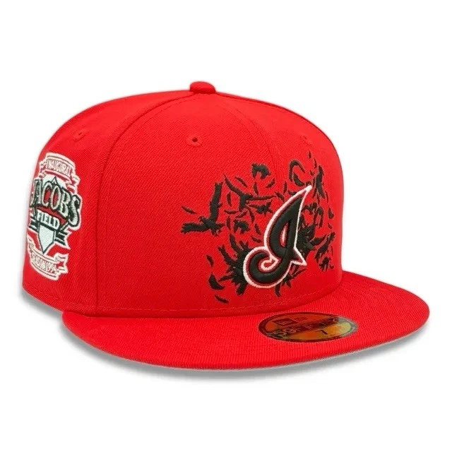 New Era Cleveland Fitted Hat “Itachi’s Crows” 7 1/2 Clippers Naruto Bred Cement - Image 2 of 4