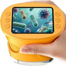1000X Handheld Digital Microscope for Kids: Pocket Microscope with 2.0" IPS