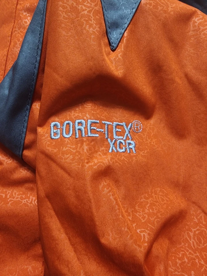 Chaqueta North Face Gore-Tex Talla Pequeña Naranja Cremallera Completa Esquí Snowboard Impermeable Foto 3 de 4
