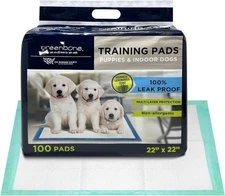 The Humane Society by Greenbone Training Pads for Puppies & Indoor Dogs - Leak P