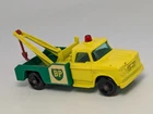 Vintage 1965 Lesney Matchbox #13 Green/Yellow Dodge Wreck Truck BP Tow  England