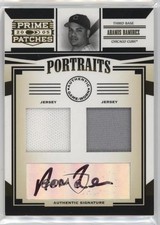 2005 Donruss Prime Patches Portraits 25/50 Aramis Ramirez #P-32 Auto 0nr3
