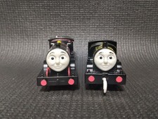 Black james thomas and friends plarail and trackmaster custom painted