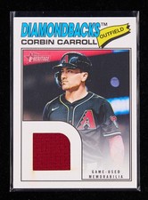 Corbin Carroll 2026 Topps Heritage Baseball Real One Relic Game Used Patch [dan1