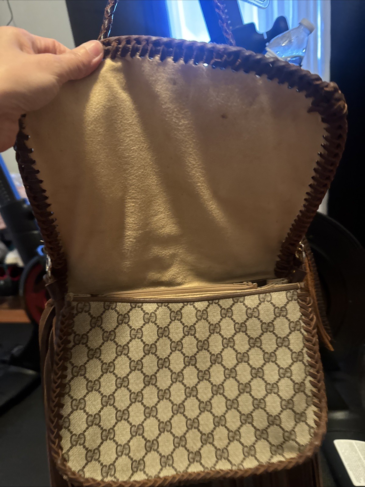 CUSTOMIZED Authentic GUCCI Crossbody Handbag  Rea… - image 13