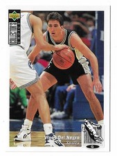1994-95 Collector's Choice Basketball Vinny Del Negro #115 San Antonio Spurs
