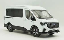 1/18 Scale Ford Transit T8 VAN White Diecast Car Model Toy Collection