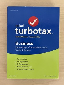 Retail 2017 TURBOTAX BUSINESS CD for CORPORATION ESTATE TRUST PARTNERSHIP