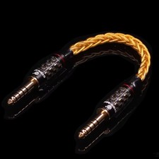 8 Core OCC Copper 4.4mm Male to Male Balanced Adapter Recording Cable 10 cm