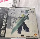 Squaresoft Final Fantasy VII Sony PlayStation 1 RPG 3-Disc Set w/ Case & Manual