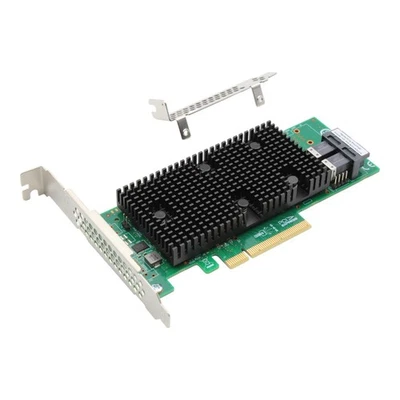 Broadcom LSI 9400-8i S-ATA / SAS / NVME 12Gbps Tri-Mode PCIe HBA Controller - Photo 1/2
