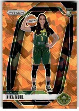 2024 Panini Prizm WNBA Nika Muhl Ice Orange Prizms #146
