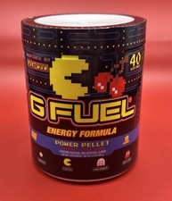 G FUEL Pac-Man Power Pellet Energy Tub (Cherry Lollipop) 40 Servings - Exp. 2028