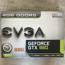 Unopened EVGA NVIDIA GeForce GTX 960 4GB GDDR5 Graphics Card -  04G-P4-3967-KR
