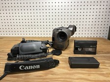 Canon ES2500 Hi8 8mm Video Camcorder TESTED And Functions Great w/AC Adapter