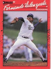 1990 Donruss Baseball - Fernando Valenzuela #625