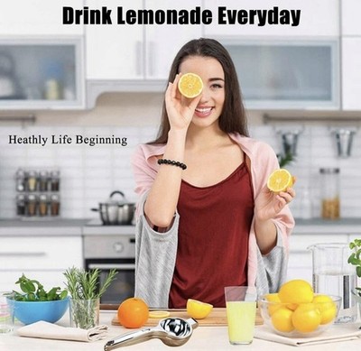 Stainless Steel Kitchen & Bar Lemon Orange Lime Squeezer Juicer Hand Press Tool