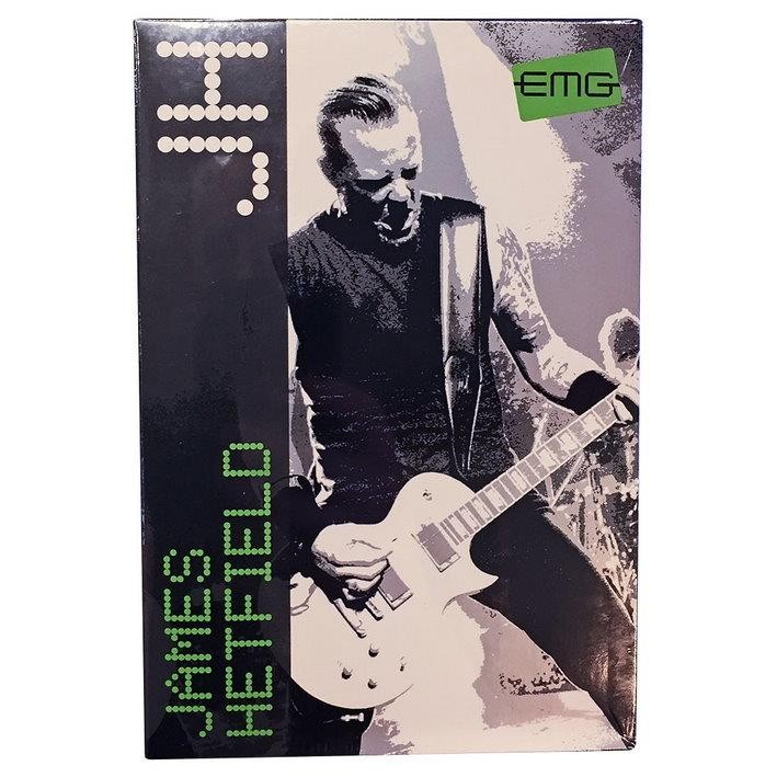 EMG James Hetfield JH Pickup Set~Brushed Black Chrome~W/Wiring Kit~Active~New