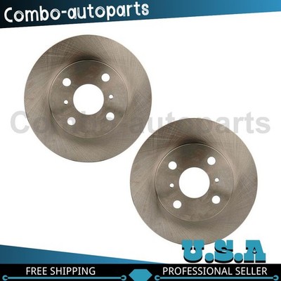Front Disc Brake Rotors Fits 1996-1999 Toyota Paseo 1991-1999 Toyota Tercel