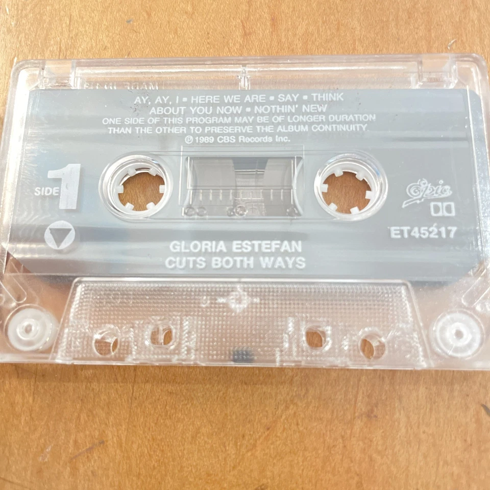 Gloria Estefan & Miami Sound Machine: Cuts Both Ways (Cassette, 1989, CBS) EPIC - Image 4 of 4