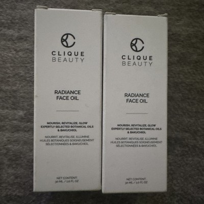 Set Of 2 Clique Beauty Radiance Face Oil 1 oz each New