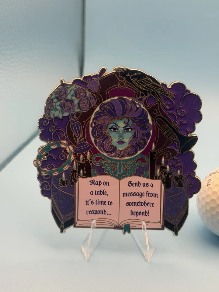Prendedor Disney Haunted Mansion Madame Leota Vidente de Todos Fantasía Por PinsOnMain Foto 4 de 4
