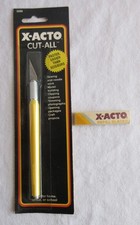 X-Acto Number 3289 Knife yellow handle and 16 Blades 5 pcs. NOS