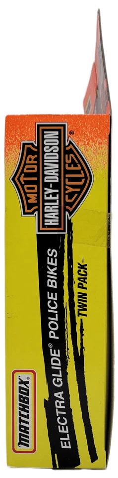 MATCHBOX 1995 Harley-Davidson Motorcycles Electra Glide Police Bikes Twin Pack - Image 2 of 4