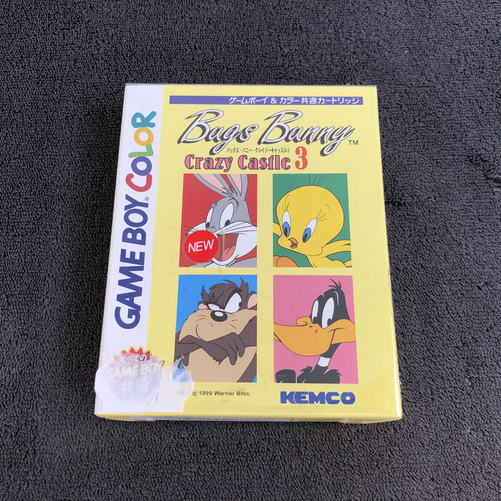 Nintendo Game Boy Color Bugs Bunny Crazy Castle 3 JAP Neuf