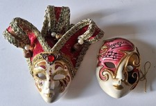 Venetian Decorative Clay Masks, Made in Italy