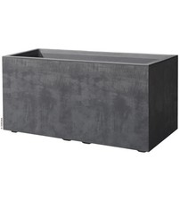 FIORIERA DA ESTERNO DEROMA "MILLENIUM" RETTANGOLARE IN RESINA ANTRACITE 79X39...