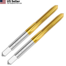 2Pcs M6 X 1.0 Thread Tap for Metal, X M2 HSS M6X1 -
