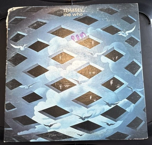 THE WHO - TOMMY - UK TRACK 1969 DOUBLE VINYL LP - TRIFOLD SLEEVE + BOOKLET VG+
